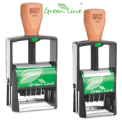 Looking for self-inking stamps that are environmentally-friendly? Shop Cosco's 2000 Plus eco-friendly self inking dater stamps at EZ Custom Stamps.